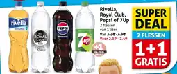 Hoogvliet Rivella, Royal Club, Pepsi of 7Up aanbieding