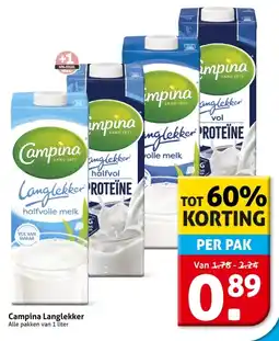 Hoogvliet Campina Langlekker aanbieding