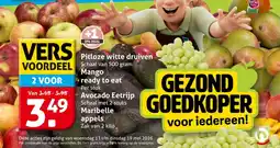 Hoogvliet Pitloze witte druiven Mango Avocado Eetrijp Maribelle appels aanbieding