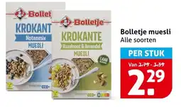 Hoogvliet Bolletje muesli aanbieding
