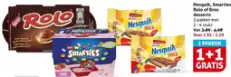 Hoogvliet Nesquik, Smarties Rolo of Bros desserts aanbieding