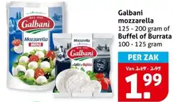 Hoogvliet Galbani mozzarella of Buffel of Burrata aanbieding
