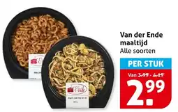Hoogvliet Van der Ende maaltijd aanbieding