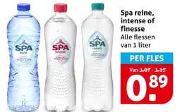 Hoogvliet Spa reine, intense of finesse aanbieding