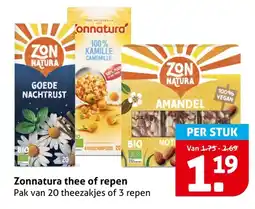 Hoogvliet Zonnatura thee of repen aanbieding