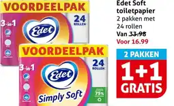 Hoogvliet Edet Soft toiletpapier aanbieding