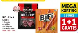 Hoogvliet Bifi of jack link's aanbieding