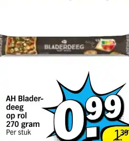 Albert Heijn AH Bladerdeeg op rol aanbieding