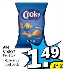 Albert Heijn Alle Croky aanbieding