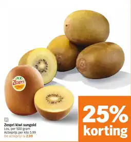 Albert Heijn Zespri kiwi sungold aanbieding