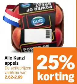 Albert Heijn Alle Kanzi appels aanbieding