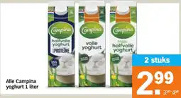 Albert Heijn Alle Campina yoghurt aanbieding