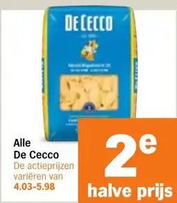 Albert Heijn Alle De Cecco aanbieding