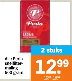 Albert Heijn Alle Perla snelfiltermaling aanbieding