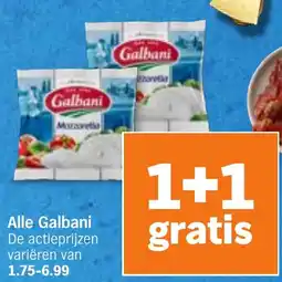 Albert Heijn Alle Galbani aanbieding