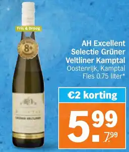 Albert Heijn AH Excellent Selectie Grüner Veltliner Kamptal aanbieding