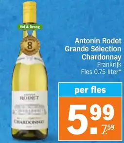 Albert Heijn Antonin Rodet Grande Sélection Chardonnay aanbieding