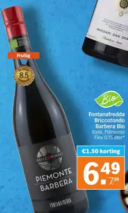 Albert Heijn Fontanafredda Briccotondo Barbera Bio aanbieding