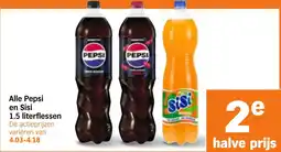 Albert Heijn Alle Pepsi en Sisi aanbieding