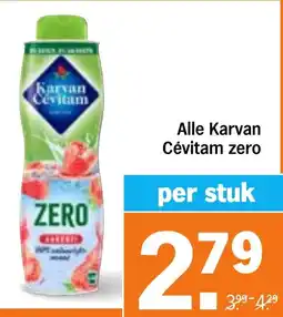 Albert Heijn Alle Karvan Cévitam zero aanbieding