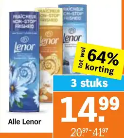 Albert Heijn Alle Lenor aanbieding