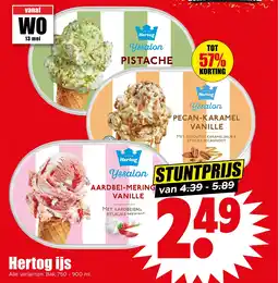 Dirk Hertog ijs aanbieding