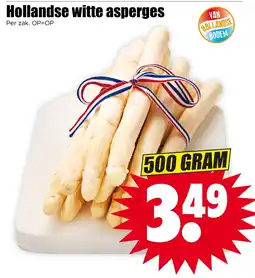 Dirk Hollandse Witte Asperges aanbieding