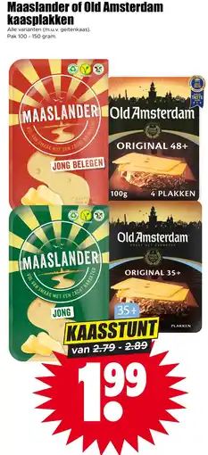 Dirk Maaslander of Old Amsterdam Kaasplakken aanbieding