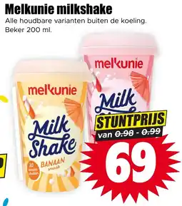 Dirk Melkunie Milkshake aanbieding