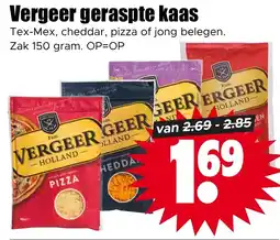 Dirk Vergeer Geraspte Kaas aanbieding