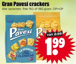 Dirk Gran Pavesi Crackers aanbieding
