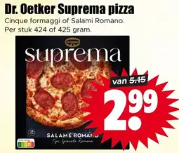 Dirk Dr. Oetker Suprema Pizza aanbieding
