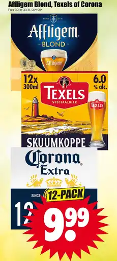 Dirk Affligem Blond, Texels of Corona aanbieding