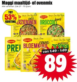 Dirk Maggi Maaltijd of Ovenmix aanbieding