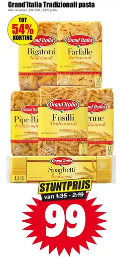 Dirk Grand'Italia Tradizionali Pasta aanbieding