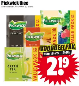 Dirk Pickwick Thee aanbieding