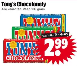 Dirk Tony's Chocolonely aanbieding
