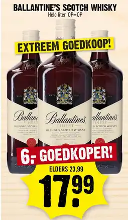 Dirk Ballantine's Scotch Whisky aanbieding