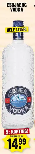 Dirk Esbjaerg Vodka aanbieding