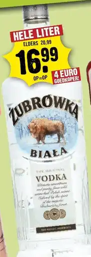 Dirk Zubrowka Biala Vodka aanbieding