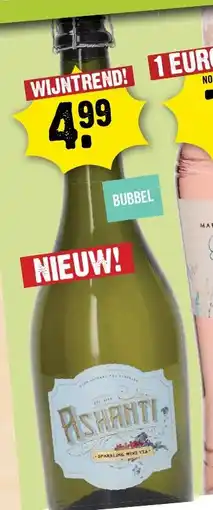 Dirk Ashanta Sparkling Wine Tea aanbieding