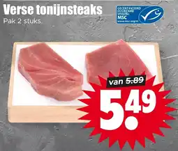Dirk Verse Tonijnsteaks aanbieding