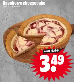 Dirk Raspberry cheesecake aanbieding