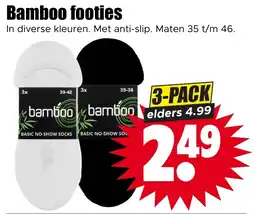 Dirk Bamboo Footies aanbieding