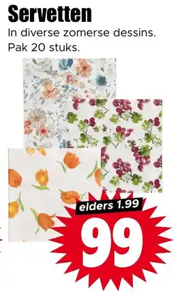 Dirk Servetten aanbieding