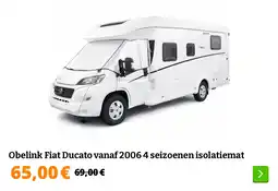 Obelink Obelink Fiat Ducato vanaf 2006 4 seizoenen isolatiemat aanbieding