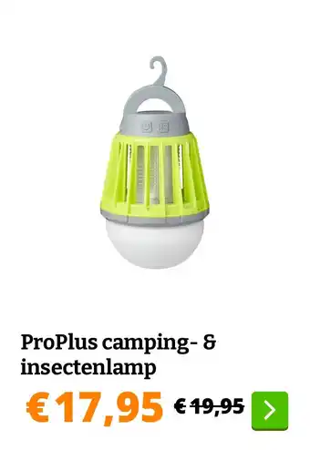 ProPlus camping- & insectenlamp