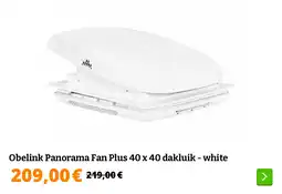 Obelink Obelink Panorama Fan Plus 40 x 40 dakluik - white aanbieding