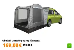 Obelink Obelink Ontario pop-up kleptent aanbieding