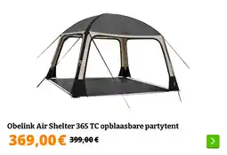 Obelink Obelink Air Shelter 365 TC opblaasbare partytent aanbieding